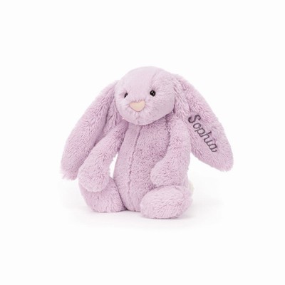 Jellycat Bashful Lilac Konijn Medium | UA1697054